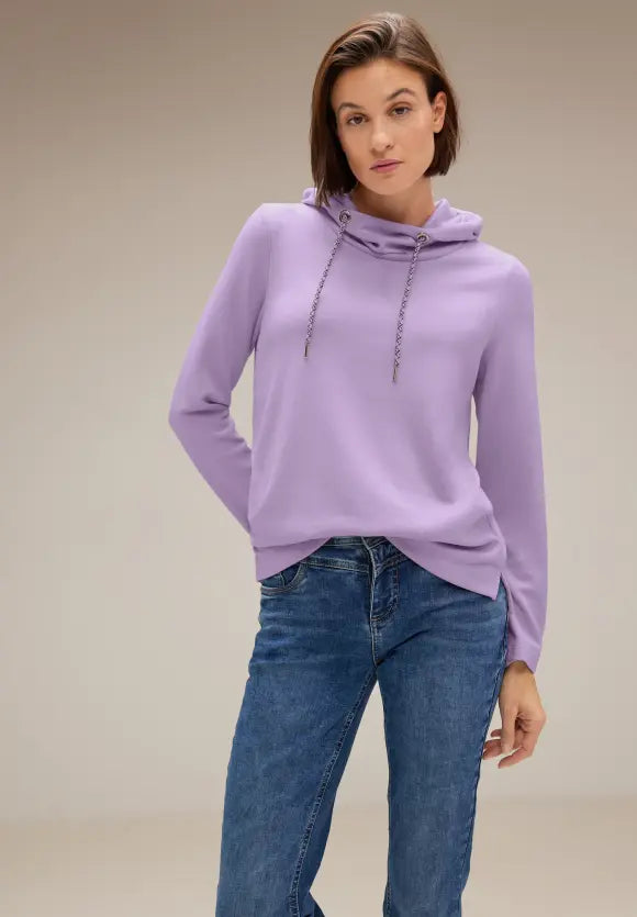 302493- Lilac Hoody - Street One