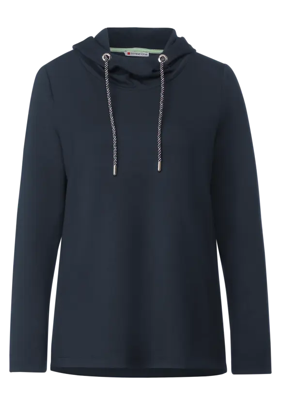 302493- Navy Hoody - Street One