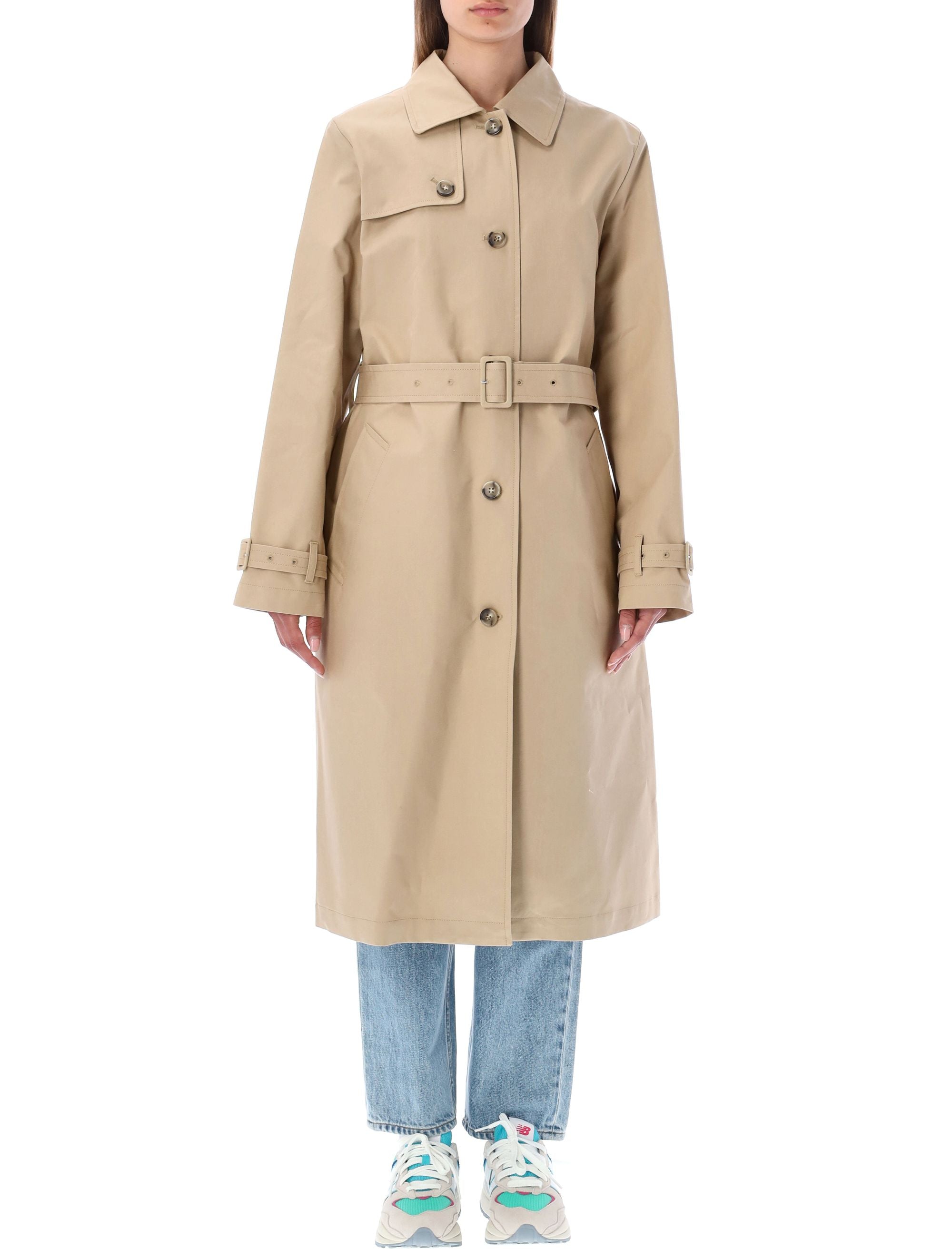 A.P.C. Isabel Belted Long Sleeved Coat