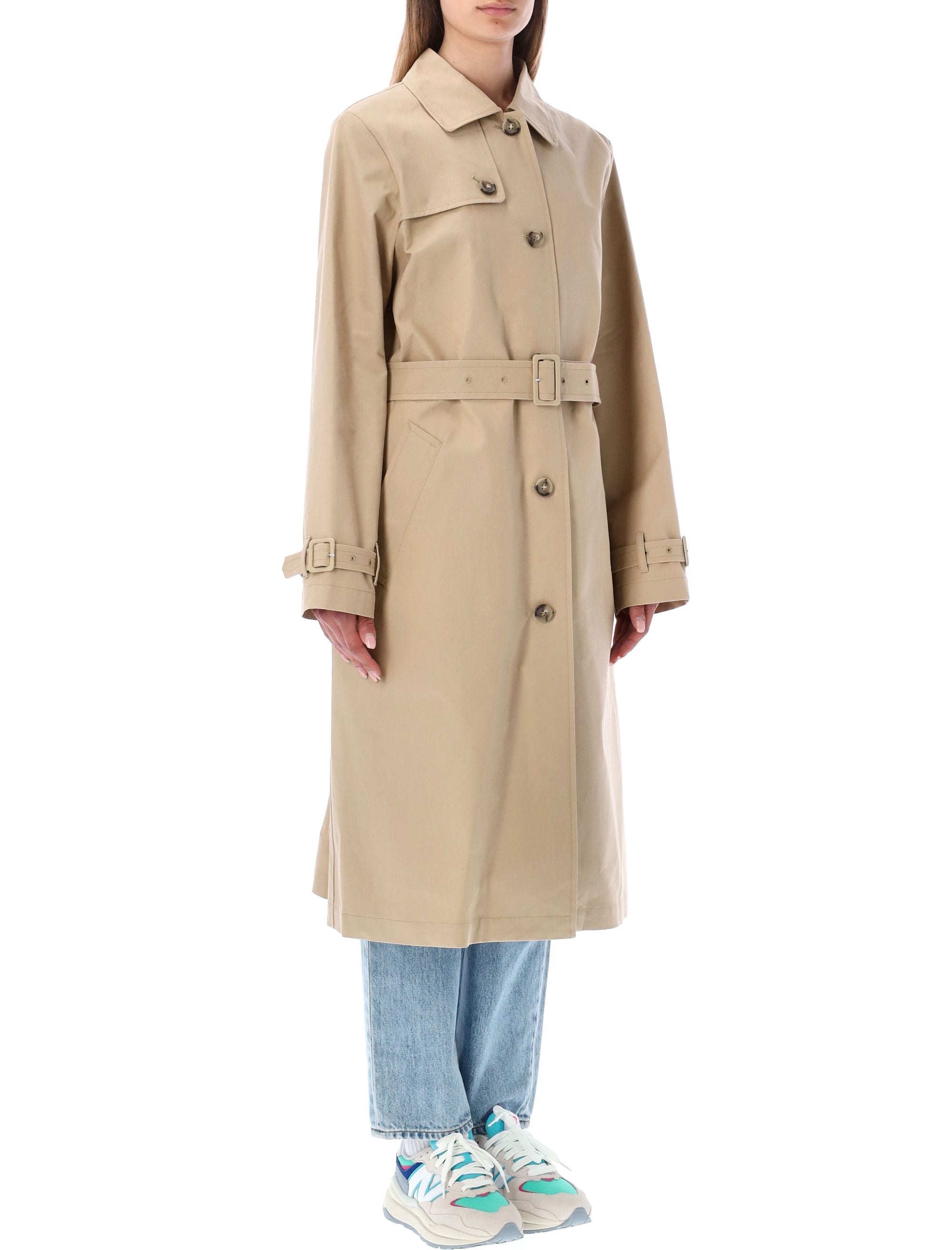 A.P.C. Isabel Belted Long Sleeved Coat