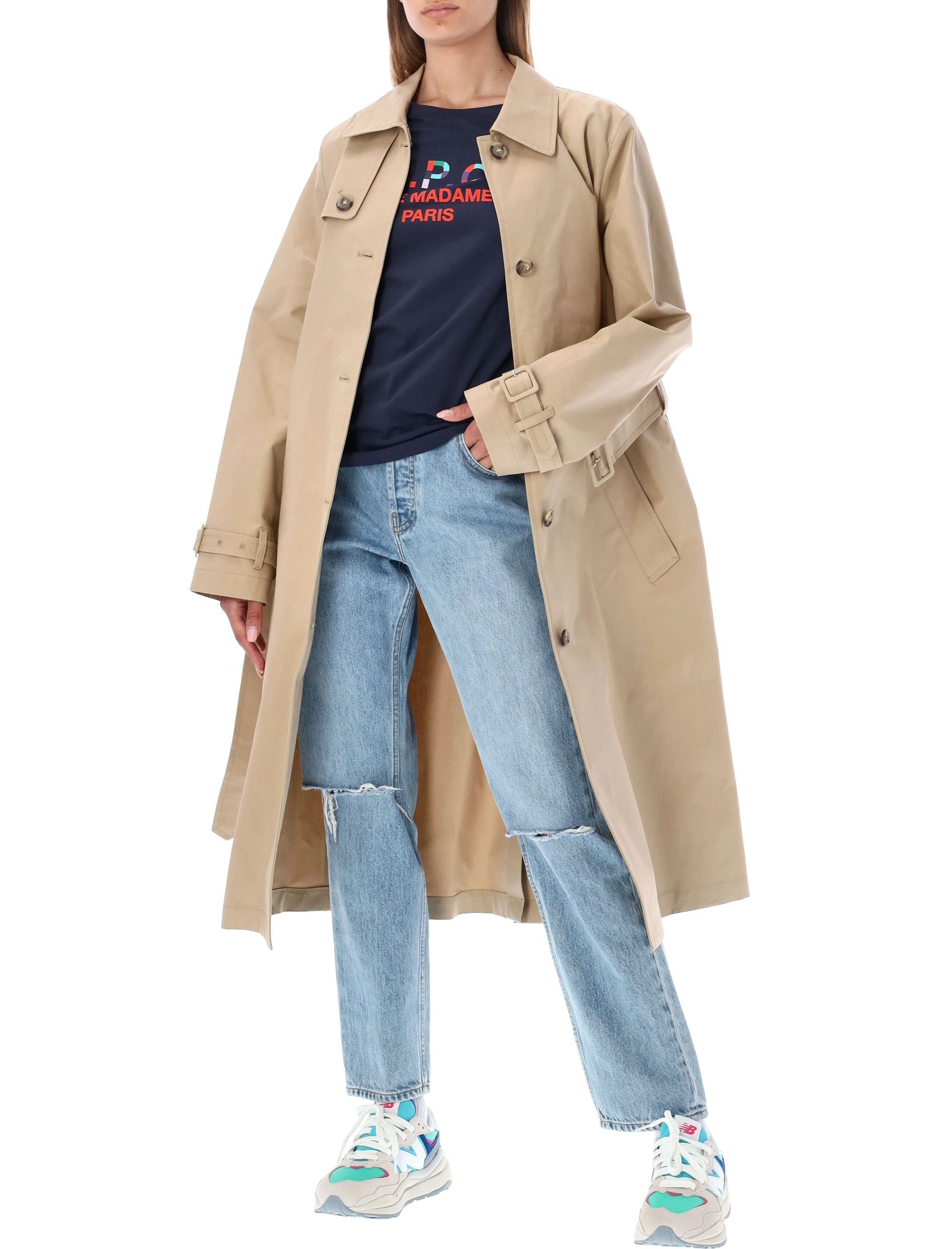 A.P.C. Isabel Belted Long Sleeved Coat