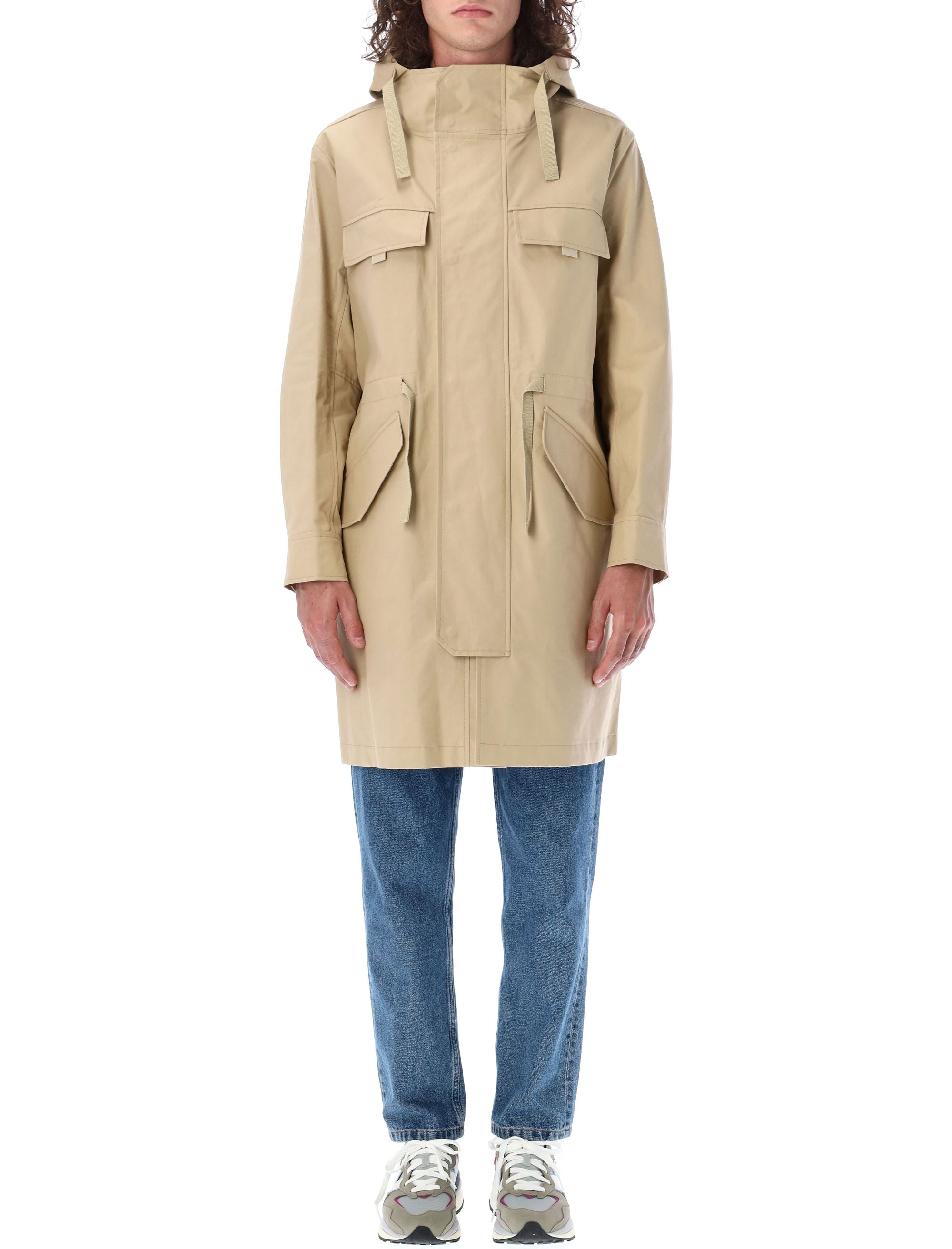 A.P.C. Yael Hooded Drawstring Parka