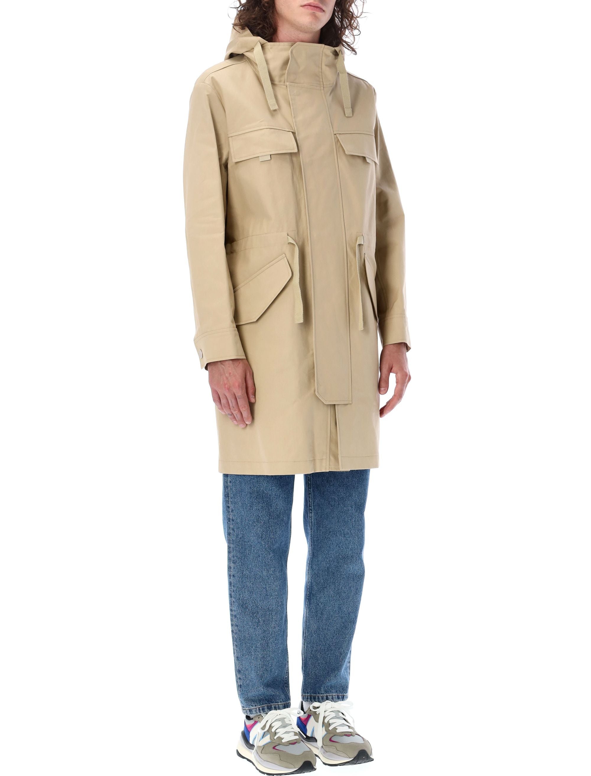 A.P.C. Yael Hooded Drawstring Parka