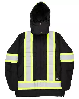 Berne Safety Striped Arctic Insulated Chore Coat