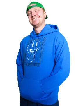 BLUE SMILEY SWIRL HOODIE