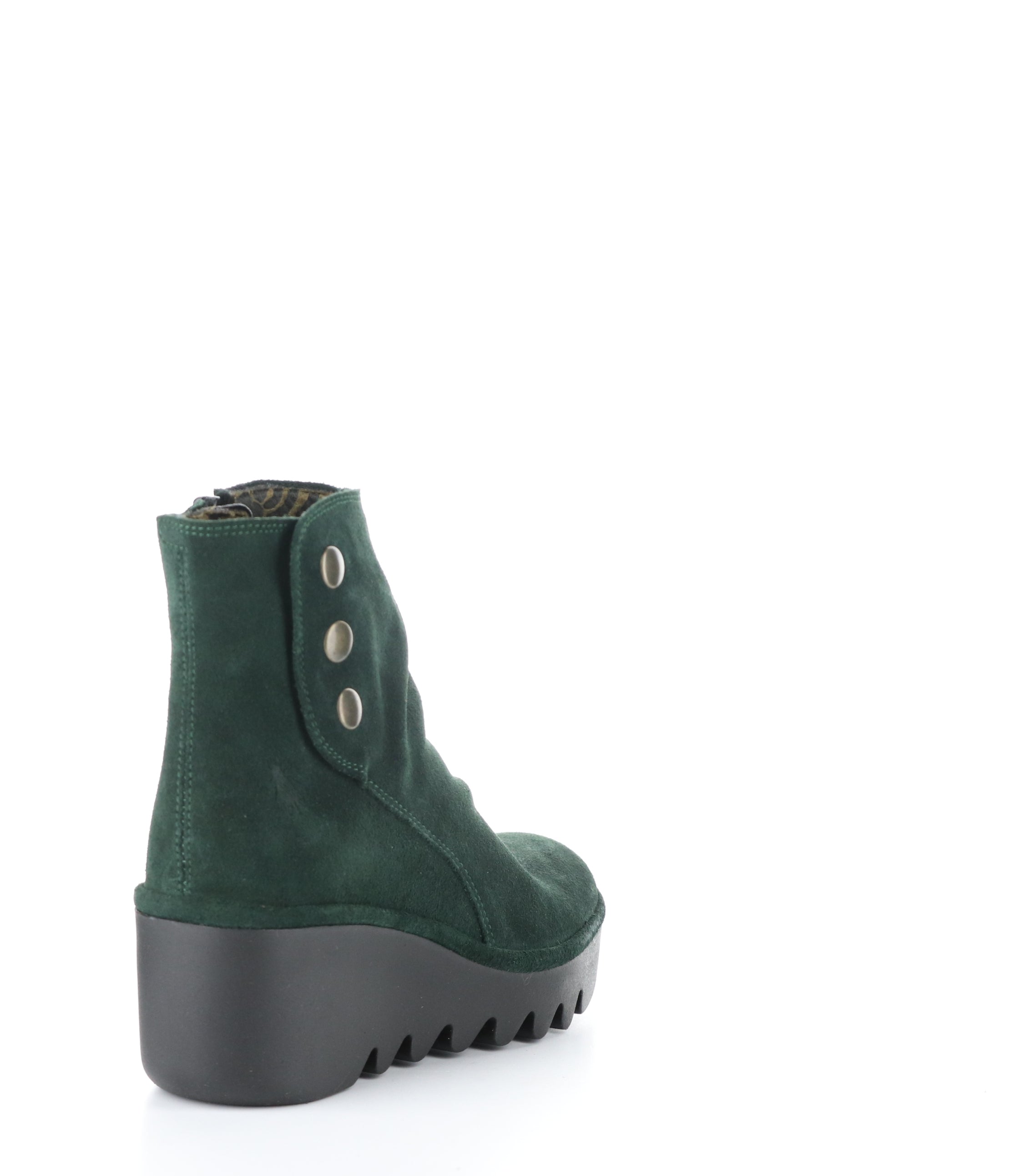 BROM344FLY 002 GREEN FOREST Round Toe Boots