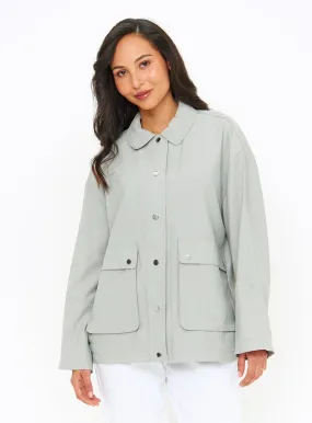 Buy Grey Lightweight Utility Jacket 22 | Jackets | Tu