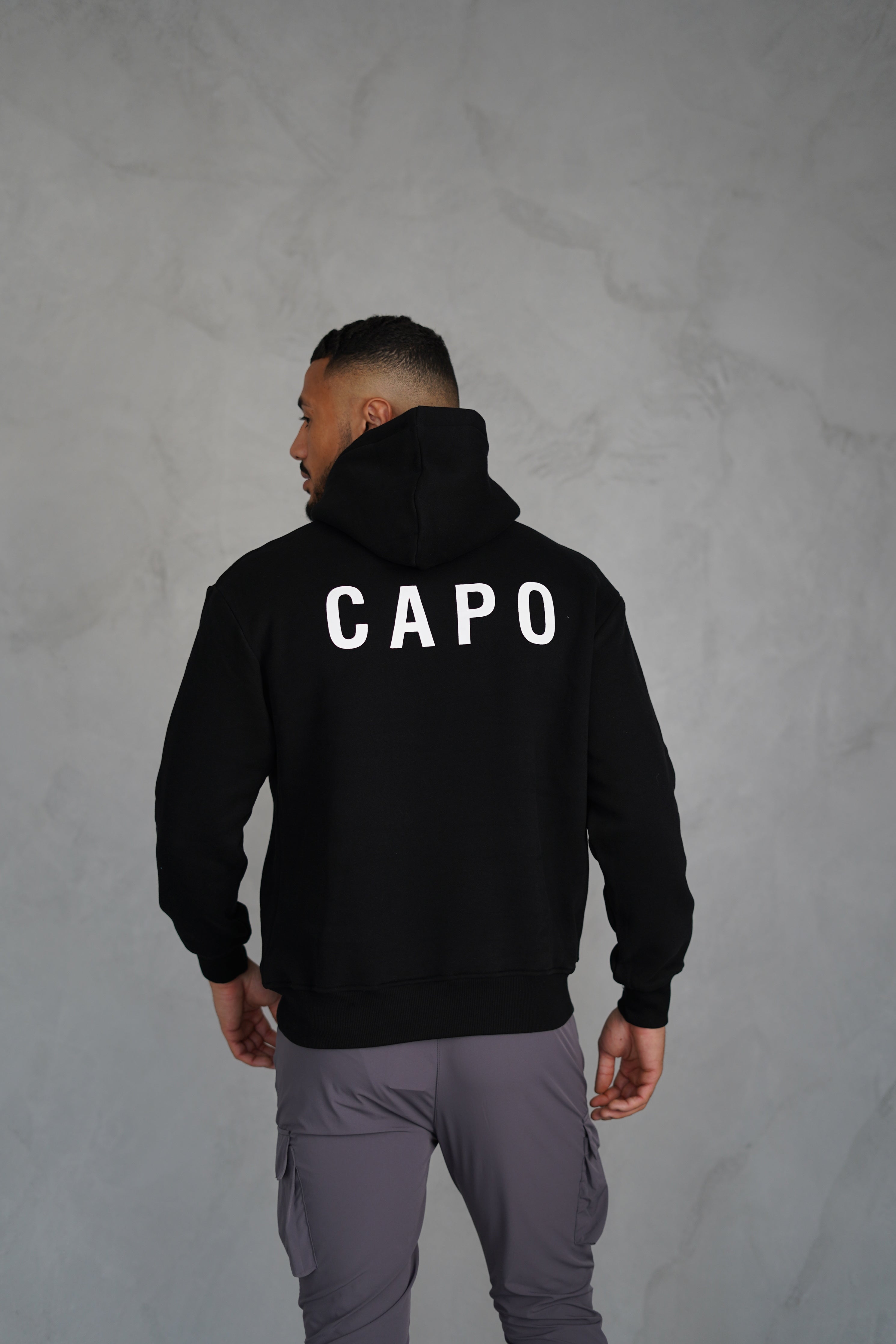 Capo PRINT Hoodie - Black