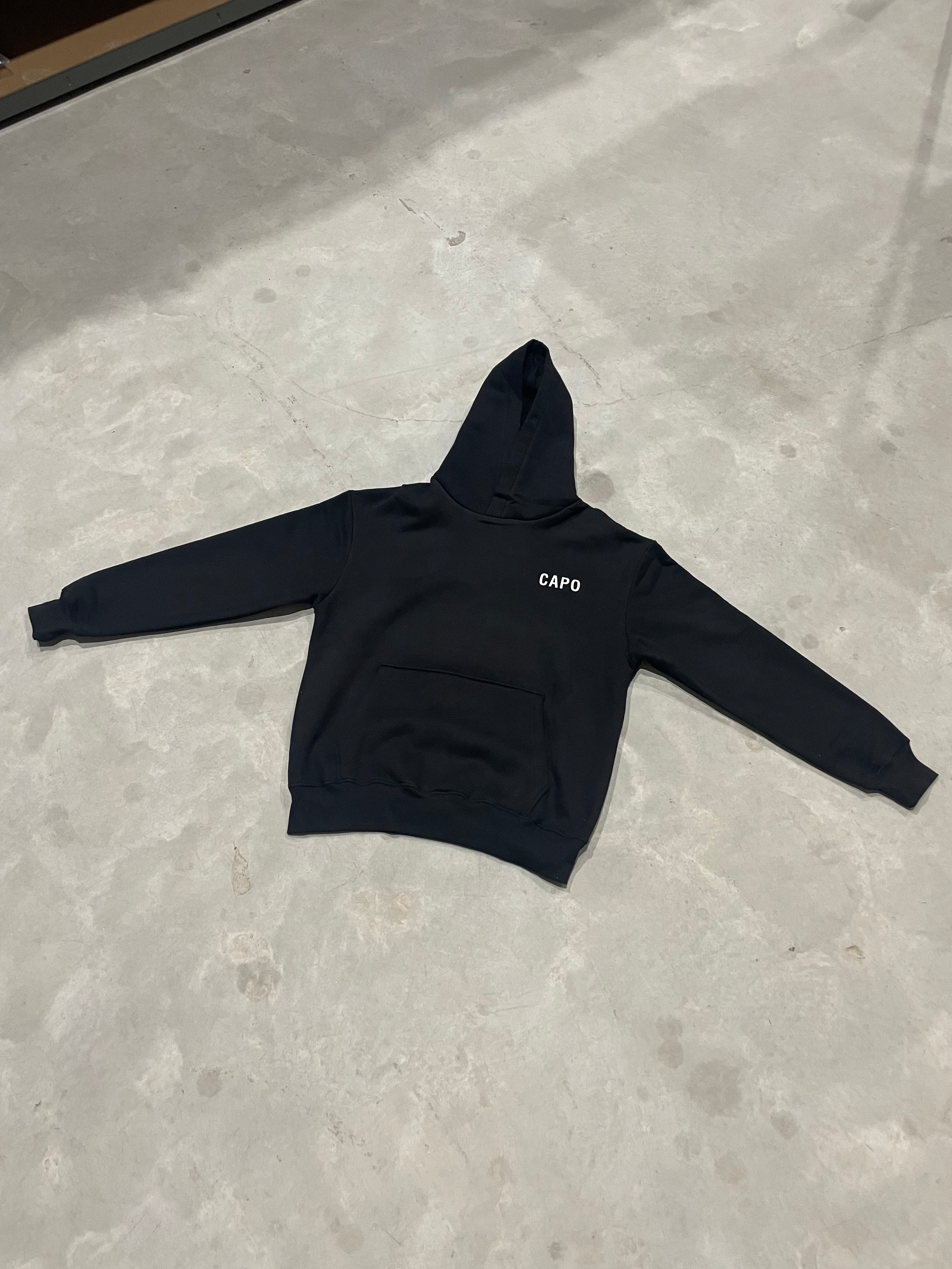 Capo PRINT Hoodie - Black