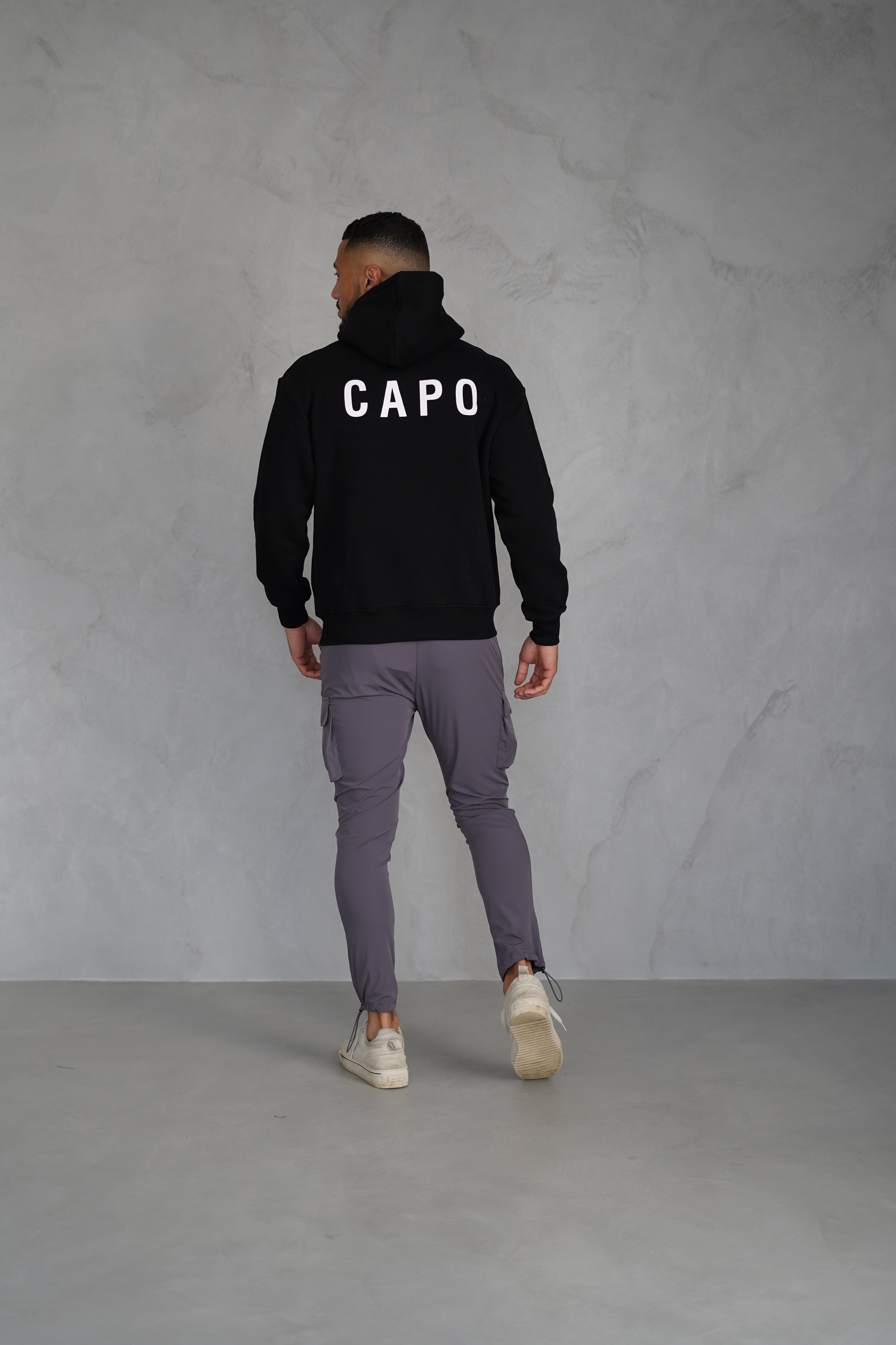 Capo PRINT Hoodie - Black