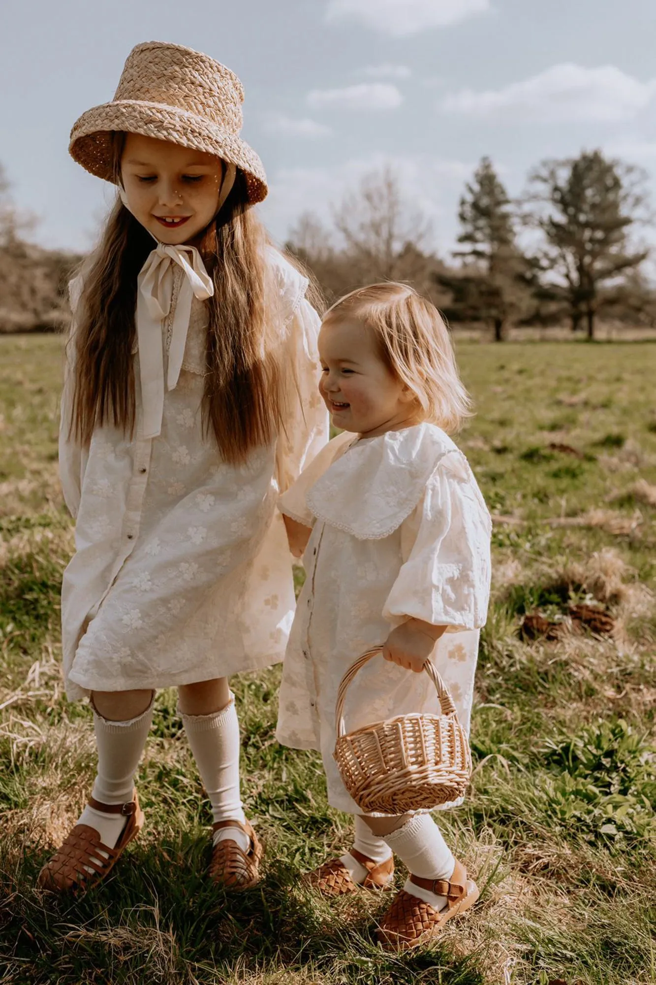 Childrens Raffia Tie Hat