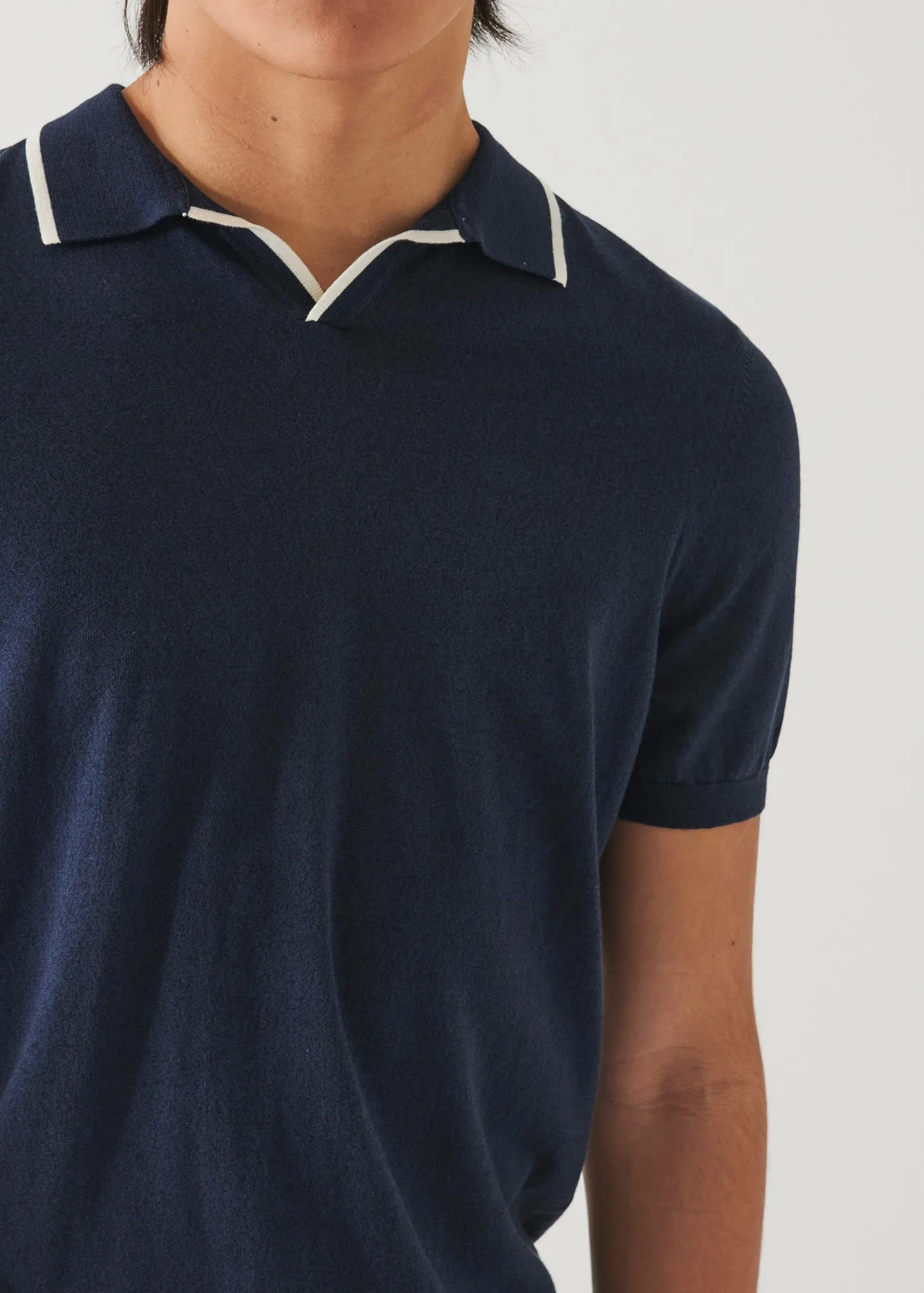 COTTON CUPRO TIPPED POLO