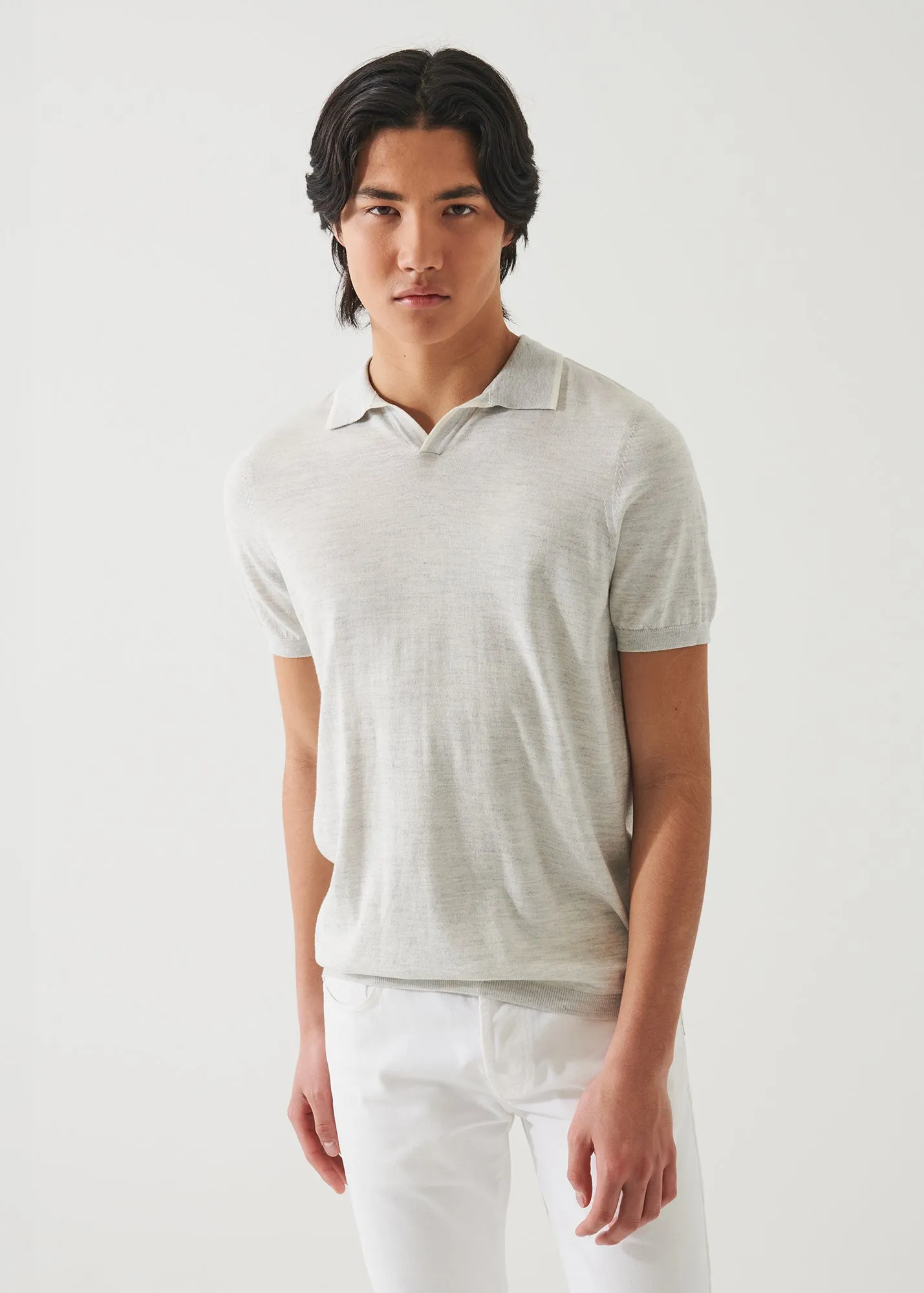 COTTON CUPRO TIPPED POLO