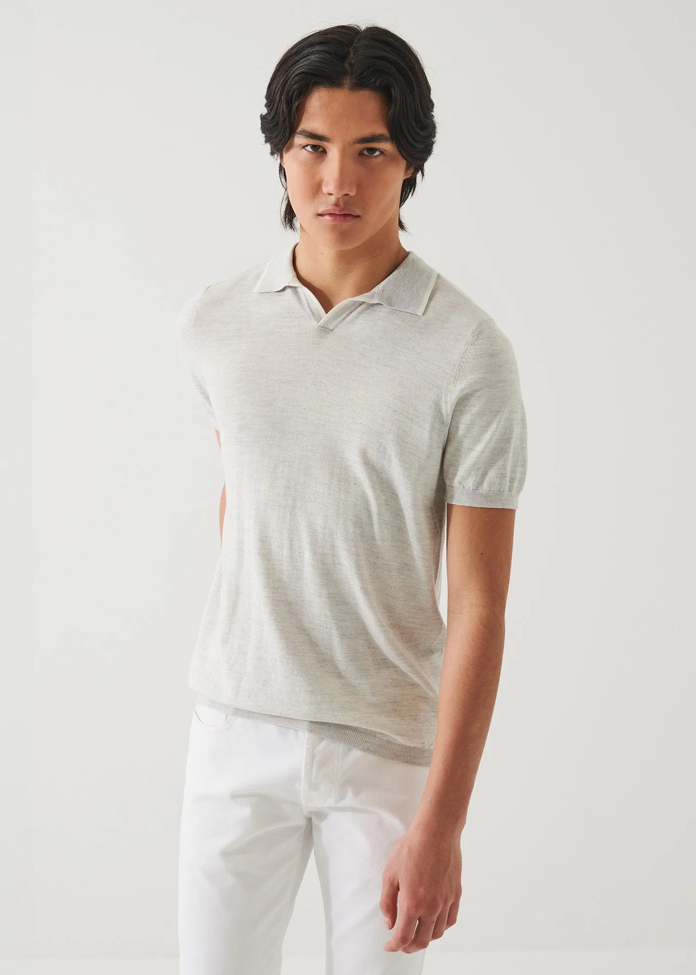 COTTON CUPRO TIPPED POLO