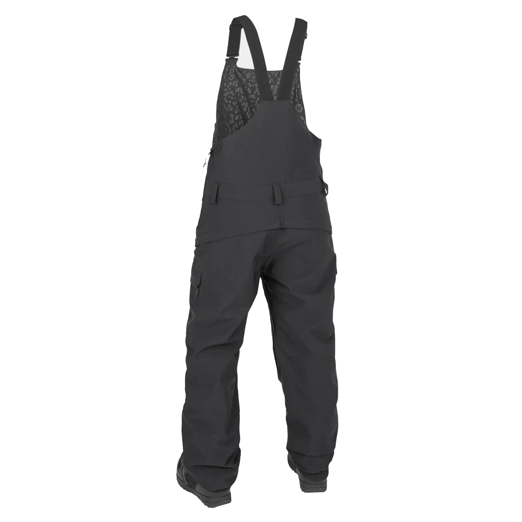 Creston 3D Stretch Womens Bib Overall Pants - Black