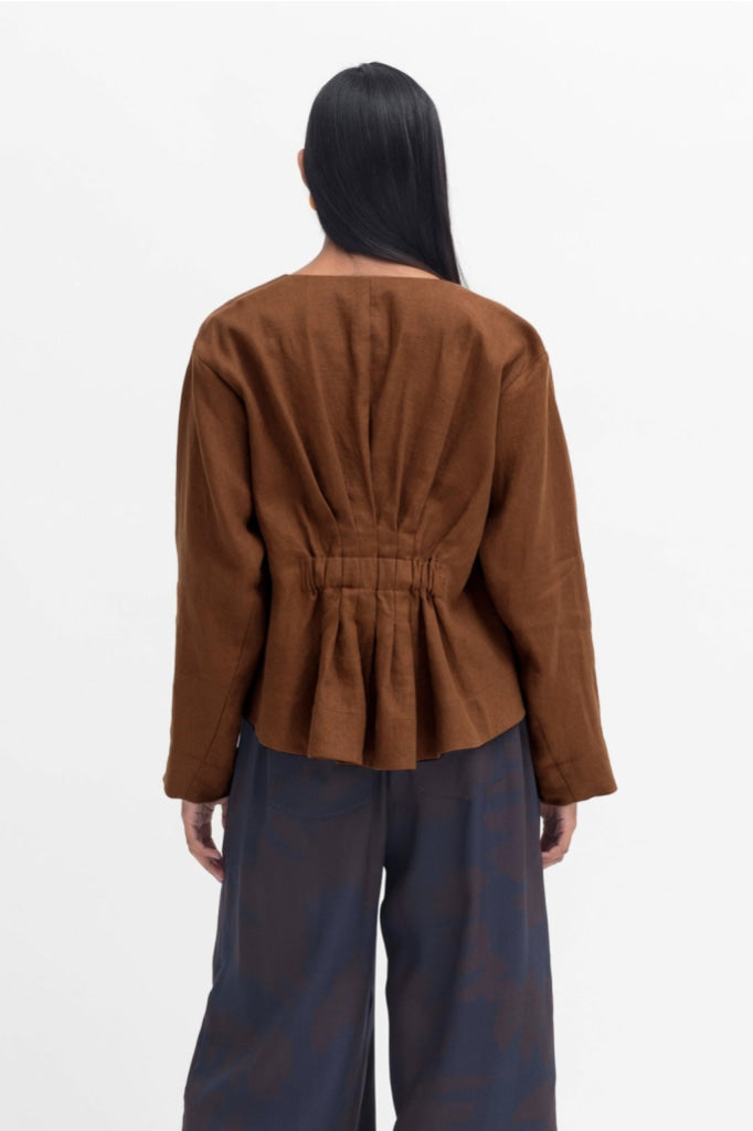 Elk The Label - Fiene Jacket - Bronze Brown