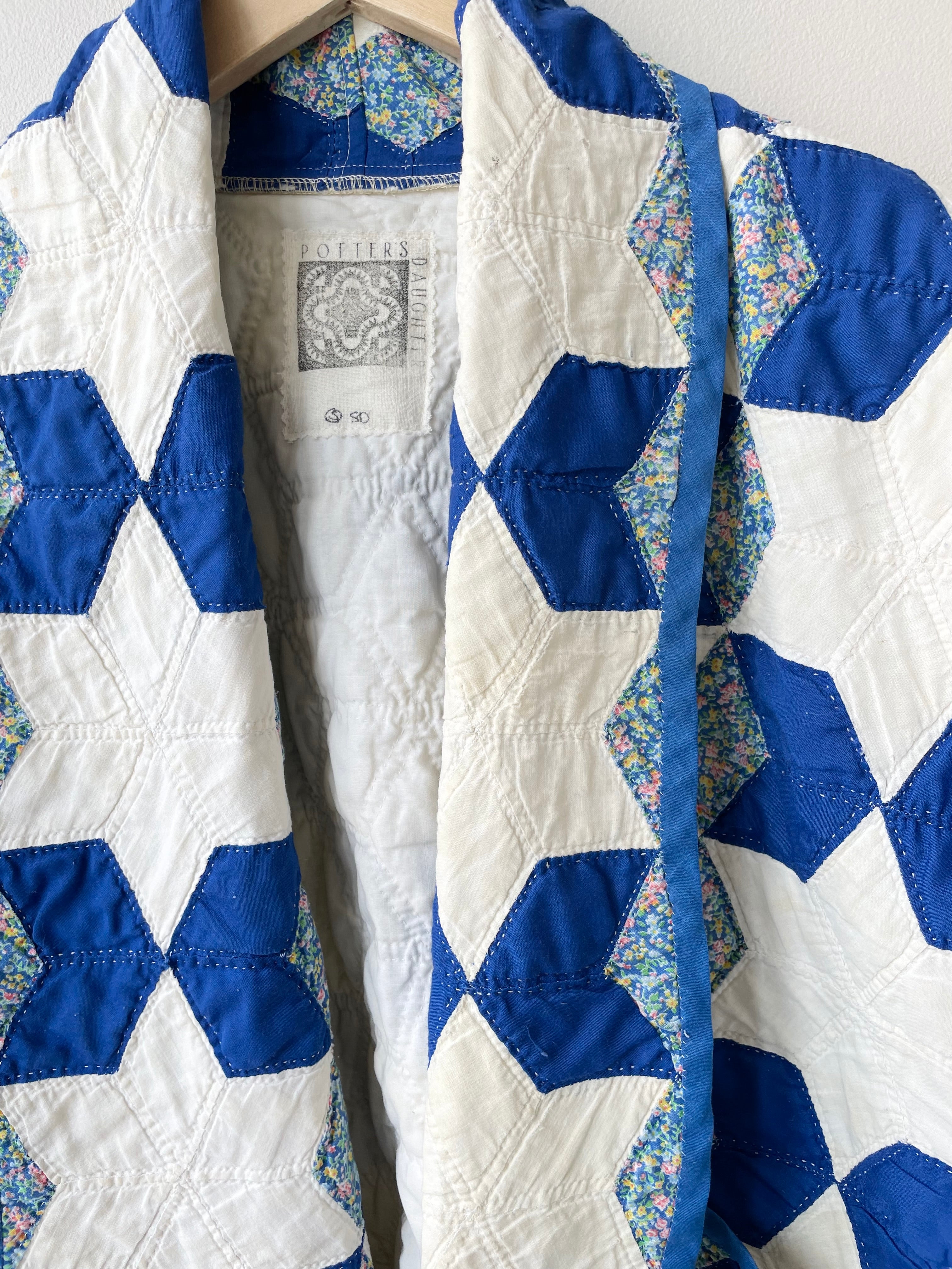 Falling Blocks Handmade Quilt Coat