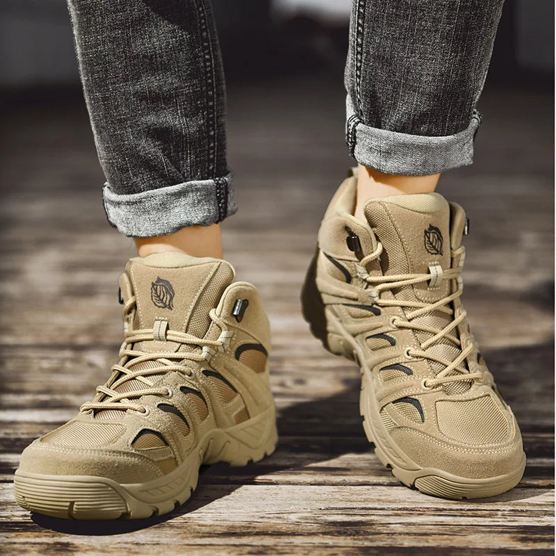 FM1251 Men's Tactical Military Outdoor Desert Hiking Boots - Casual Shoes