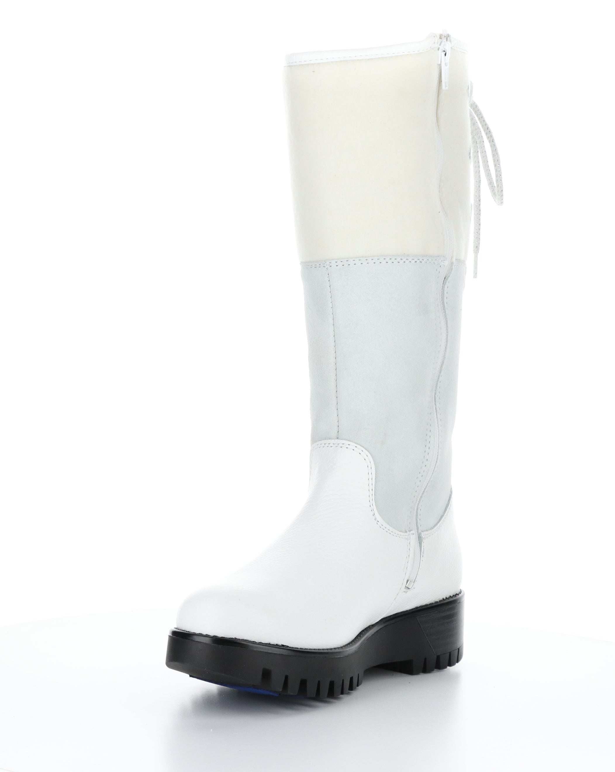 GOOSE PRIMA WHITE/ICE/MARBLE Round Toe Boots