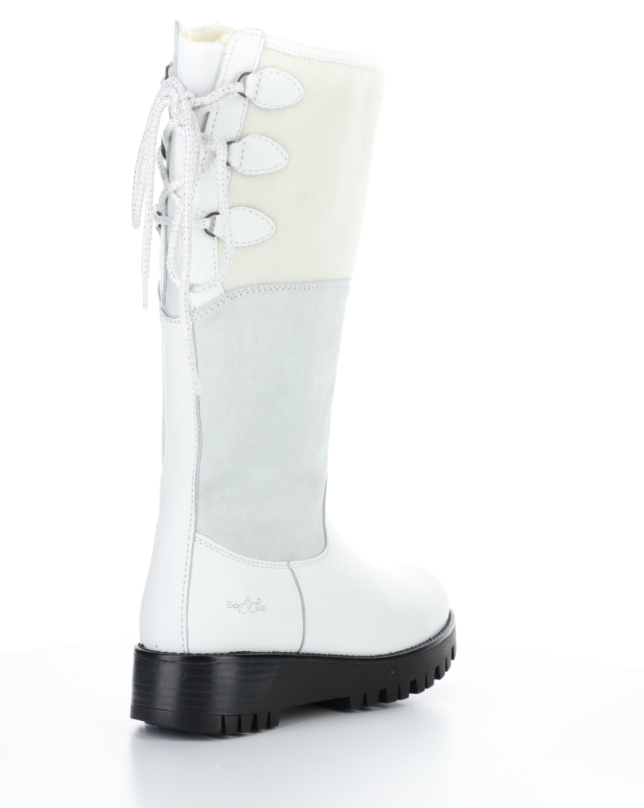 GOOSE PRIMA WHITE/ICE/MARBLE Round Toe Boots