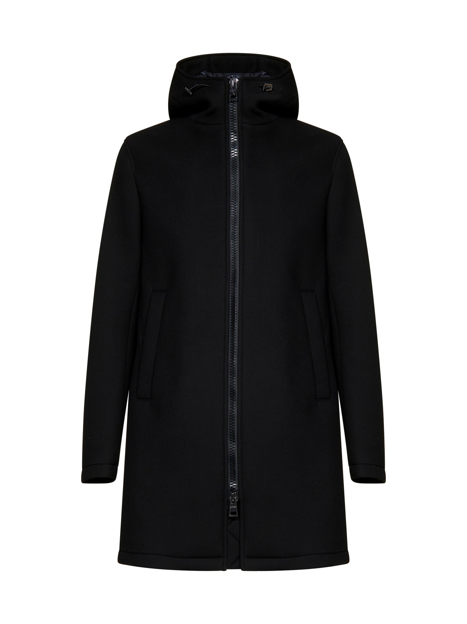 Herno Padded Zipped Long-Sleeved Coat