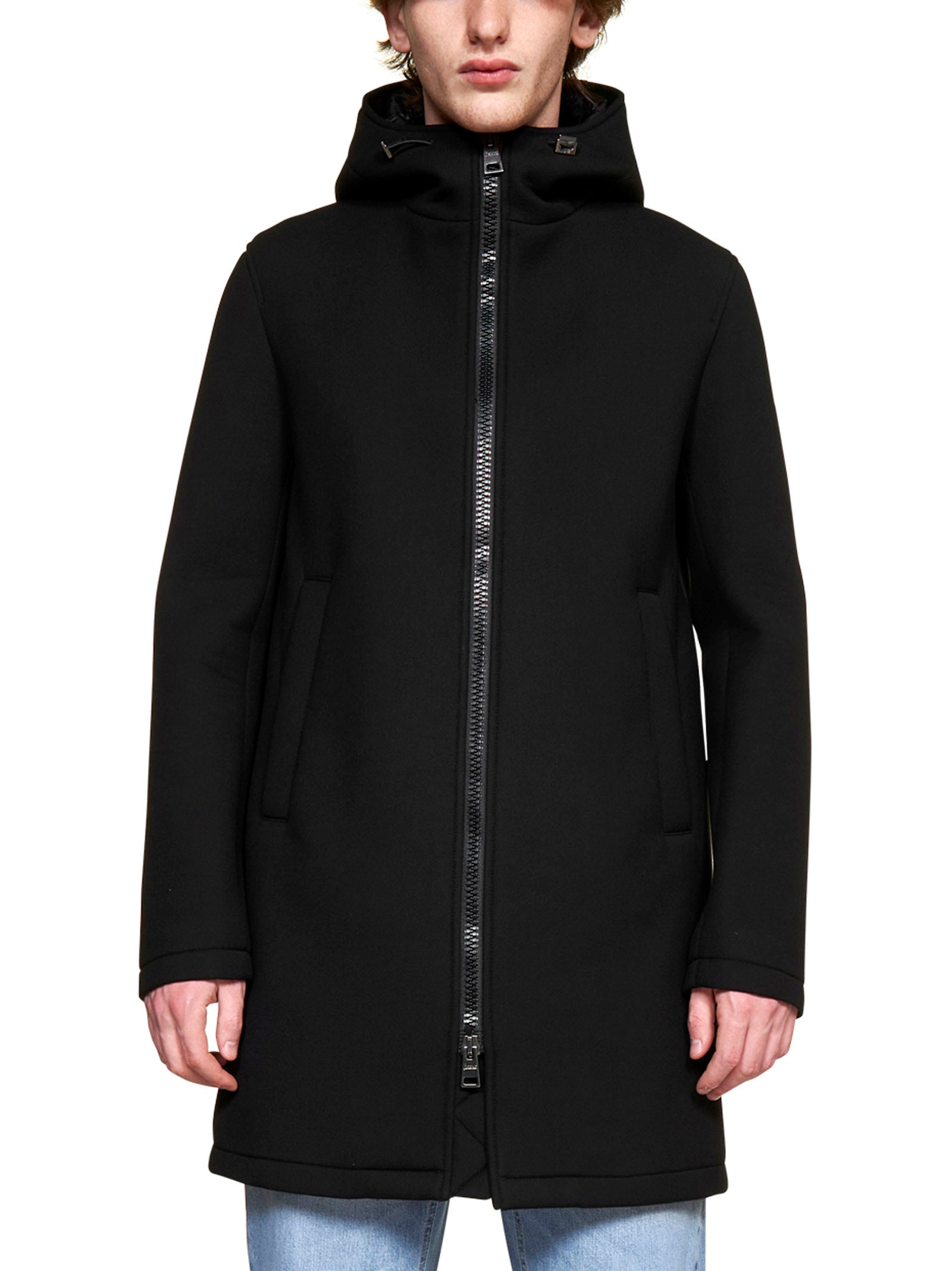 Herno Padded Zipped Long-Sleeved Coat