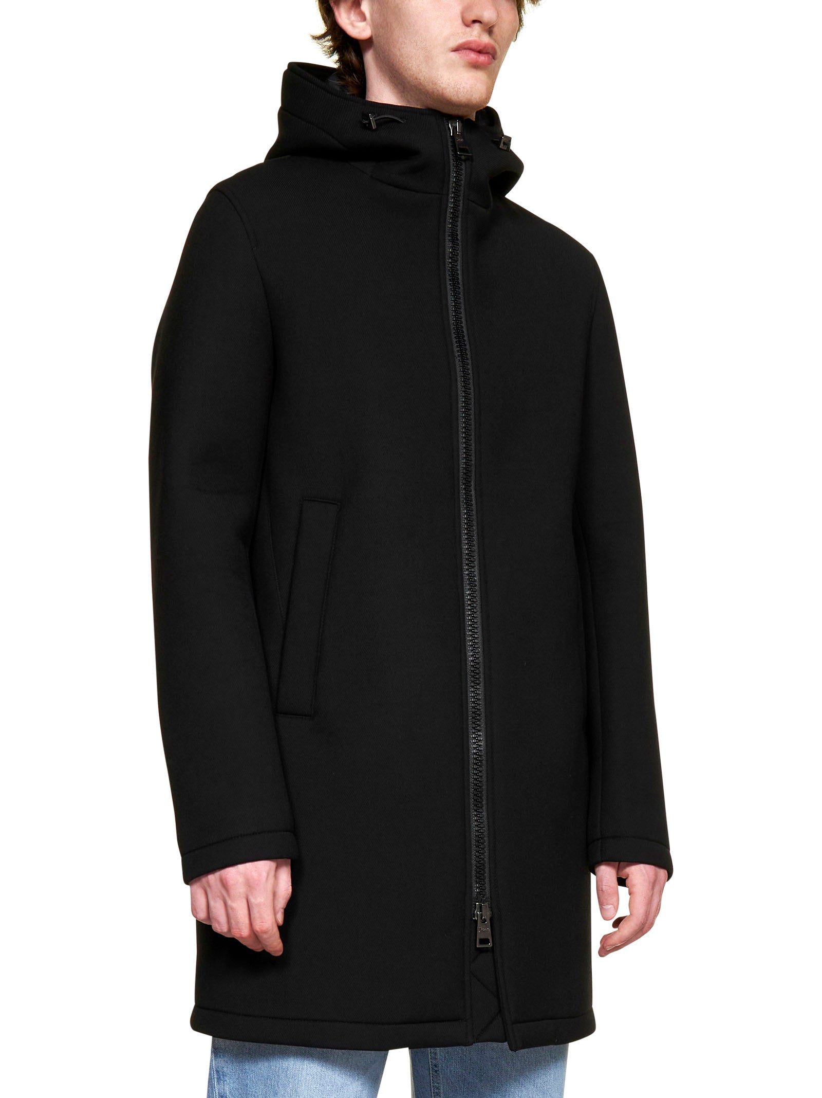 Herno Padded Zipped Long-Sleeved Coat