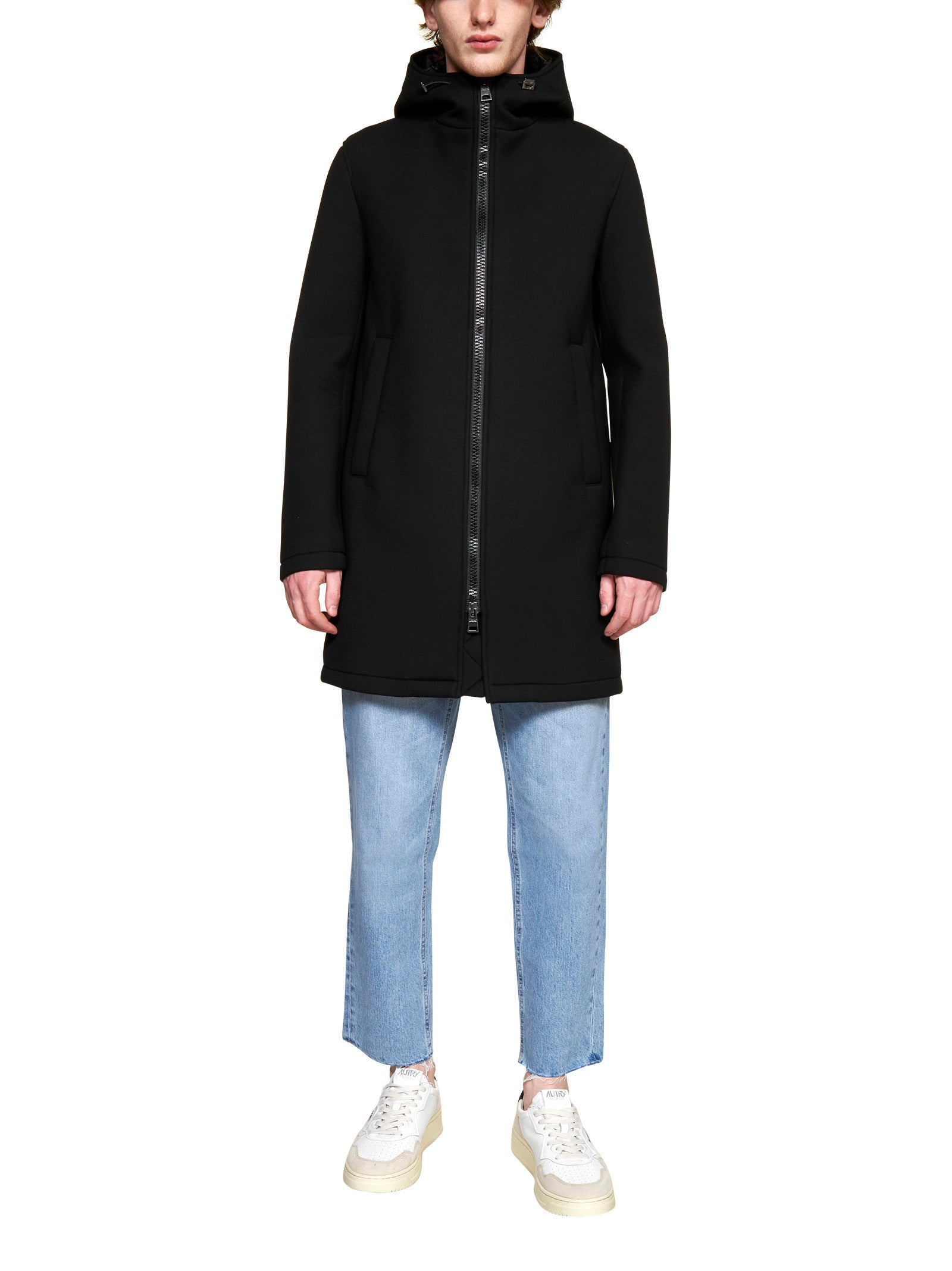 Herno Padded Zipped Long-Sleeved Coat