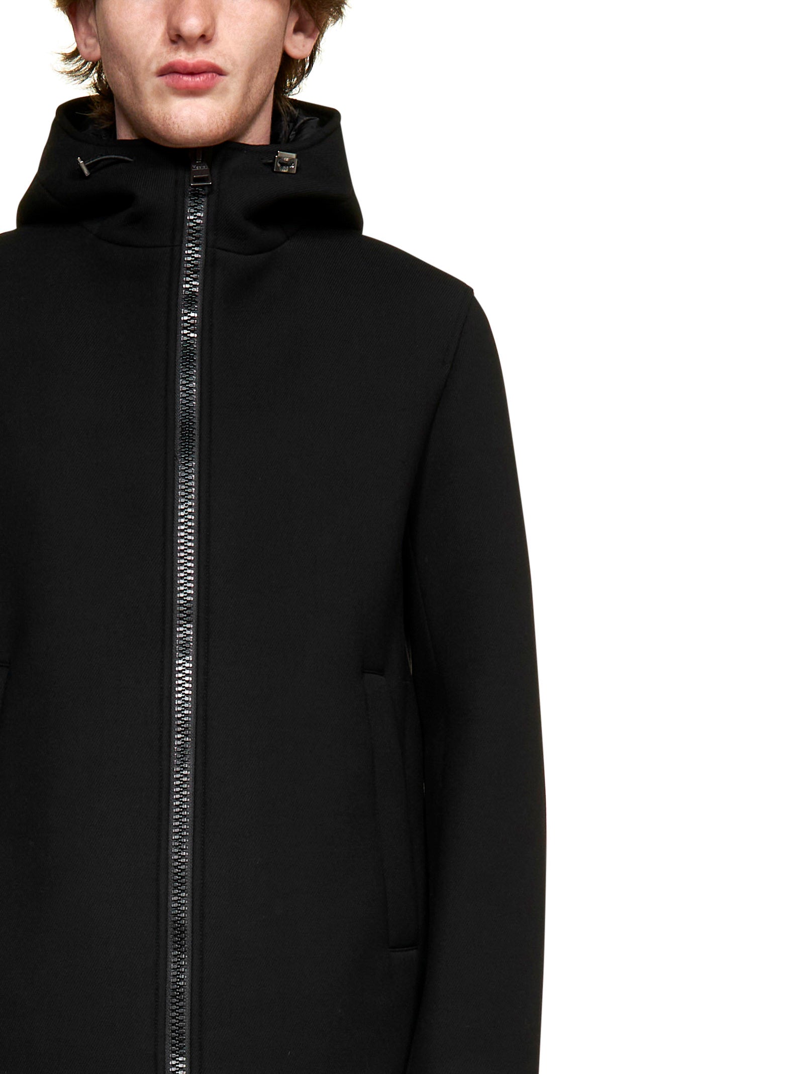 Herno Padded Zipped Long-Sleeved Coat