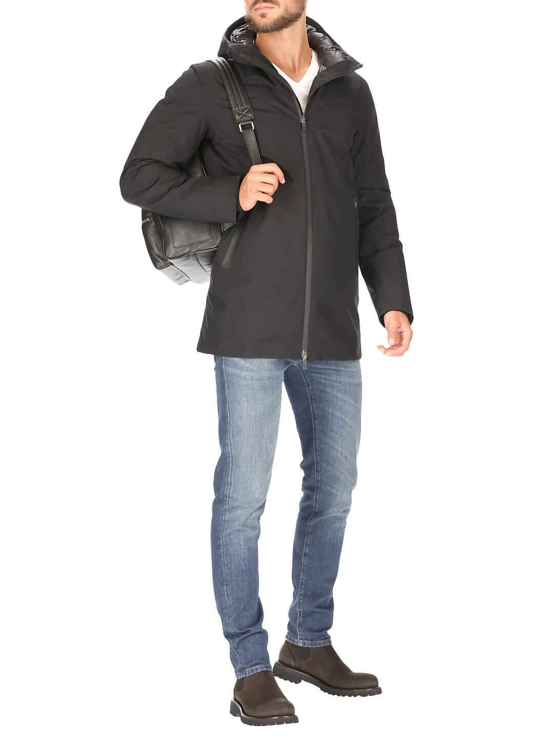 Herno Quilted Hooded Coat