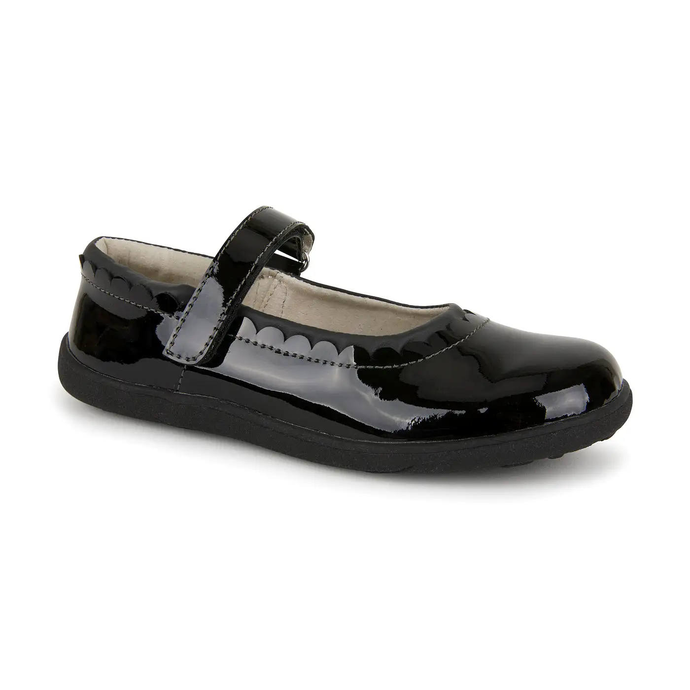 Jane II Kid's Mary Jane Dress Shoe - Black Patent