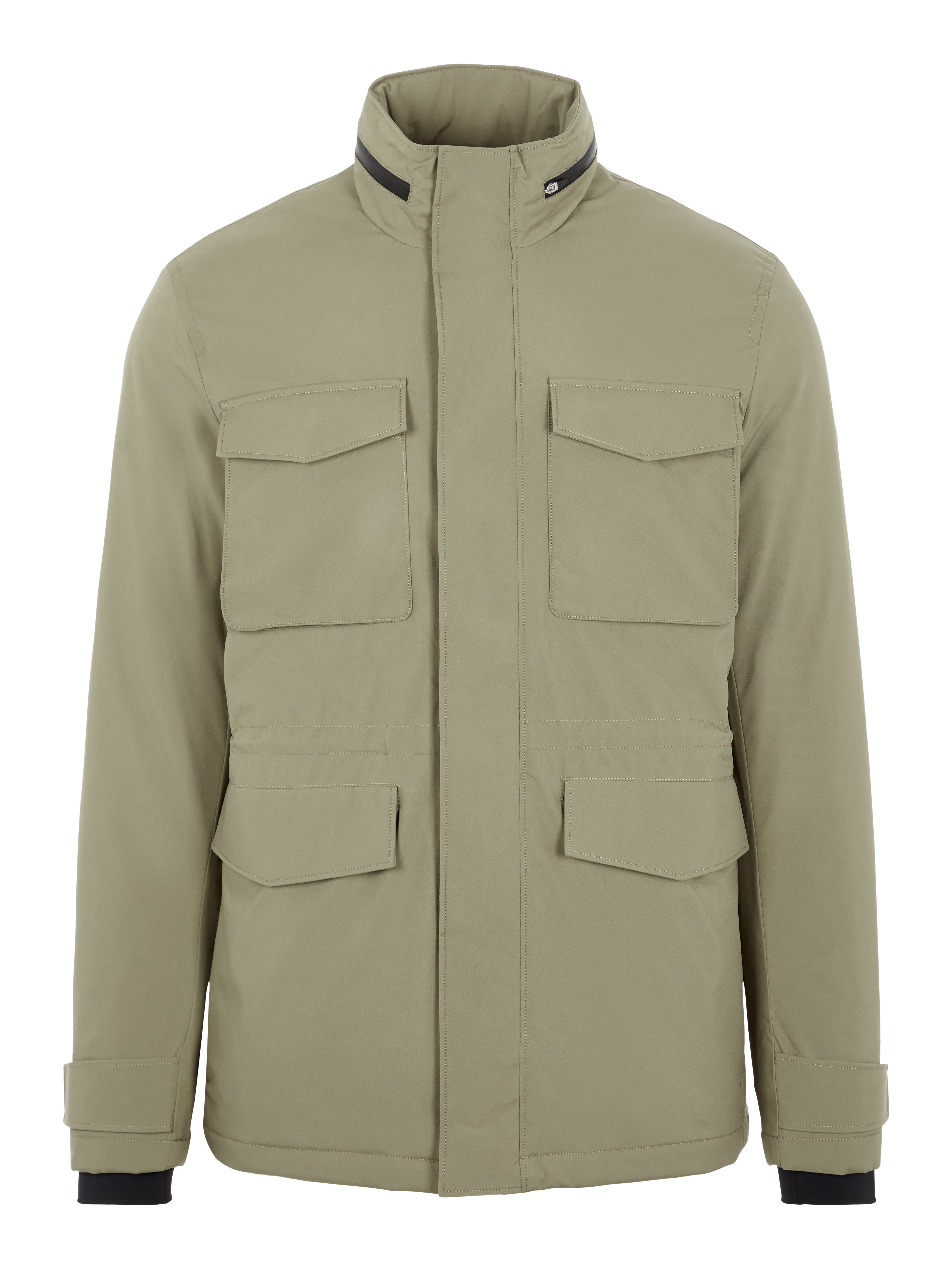 J.Lindeberg Mens Tracer Tech Jacket - ARMY GREEN