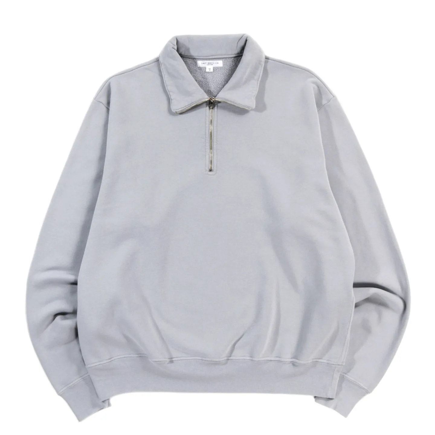 LADY WHITE CO. QUARTER ZIP SWEATSHIRT FOGGY BLUE