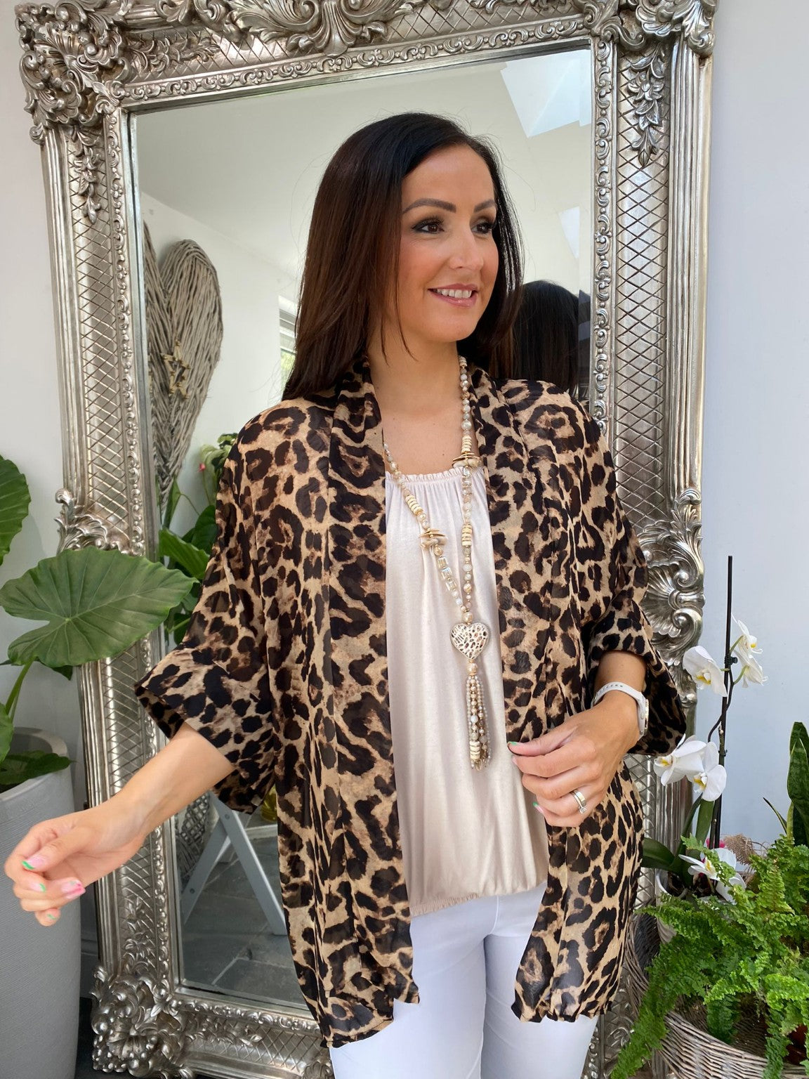 Leopard Lightweight Jacket Sunny