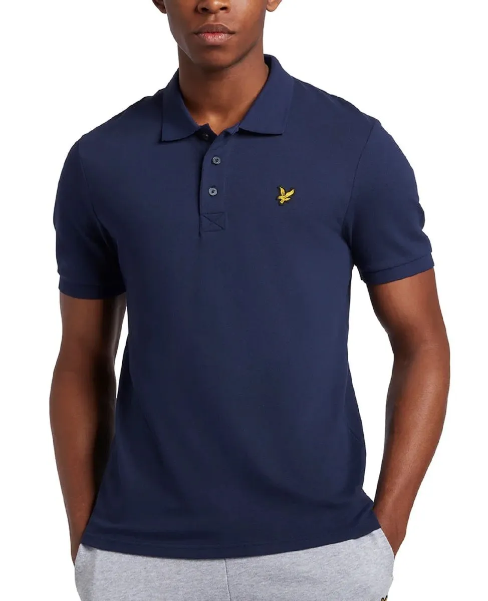 Lyle & Scott Casual Short Sleeve Polo Shirt Navy