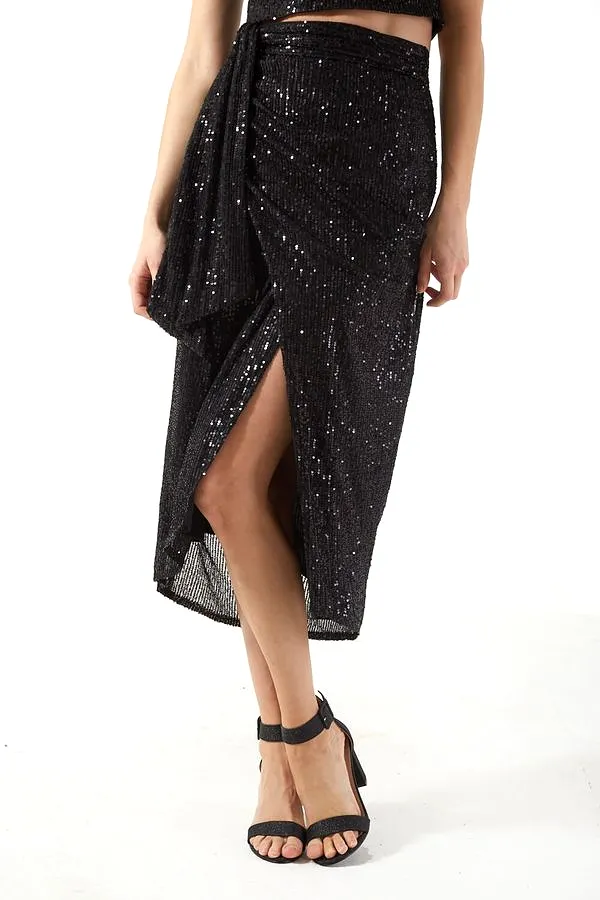 Marc Angelo Sequin Top and Skirt