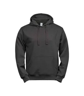 Mens organic hoodie dark grey Tee Jays