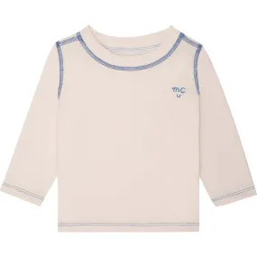 Mon Coeur Recycled Polyester Baby Rashguard, Natural