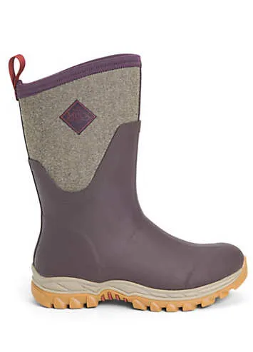 Muck Boots Red Arctic Sport Mid Wellington Boots | Grattan