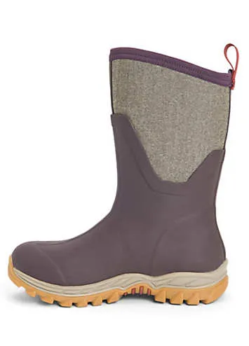 Muck Boots Red Arctic Sport Mid Wellington Boots | Grattan