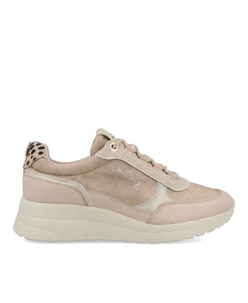 Mustang Lana 60364 Women's casual beige sneakers