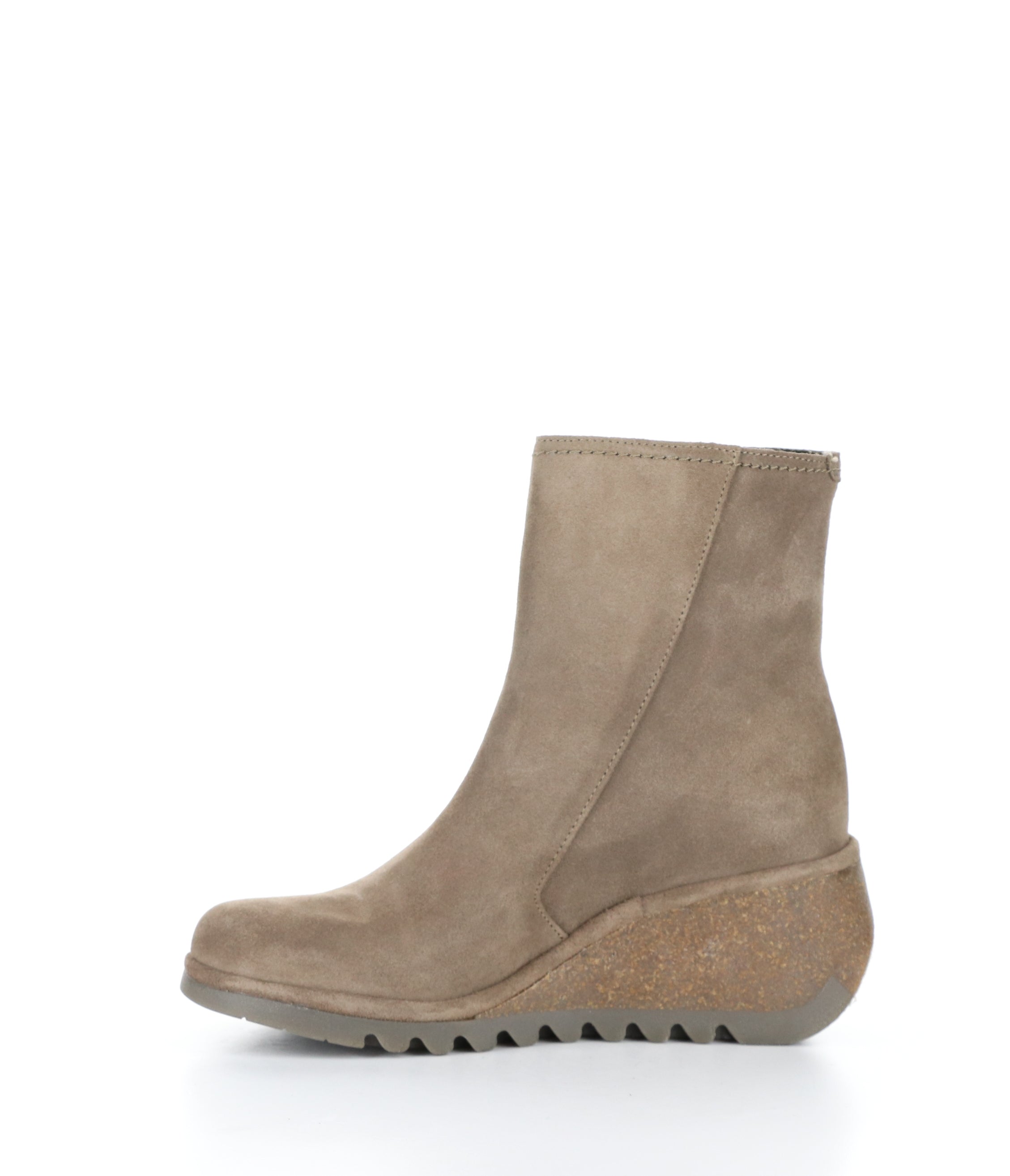 NELA407FLY 004 TAUPE Round Toe Boots