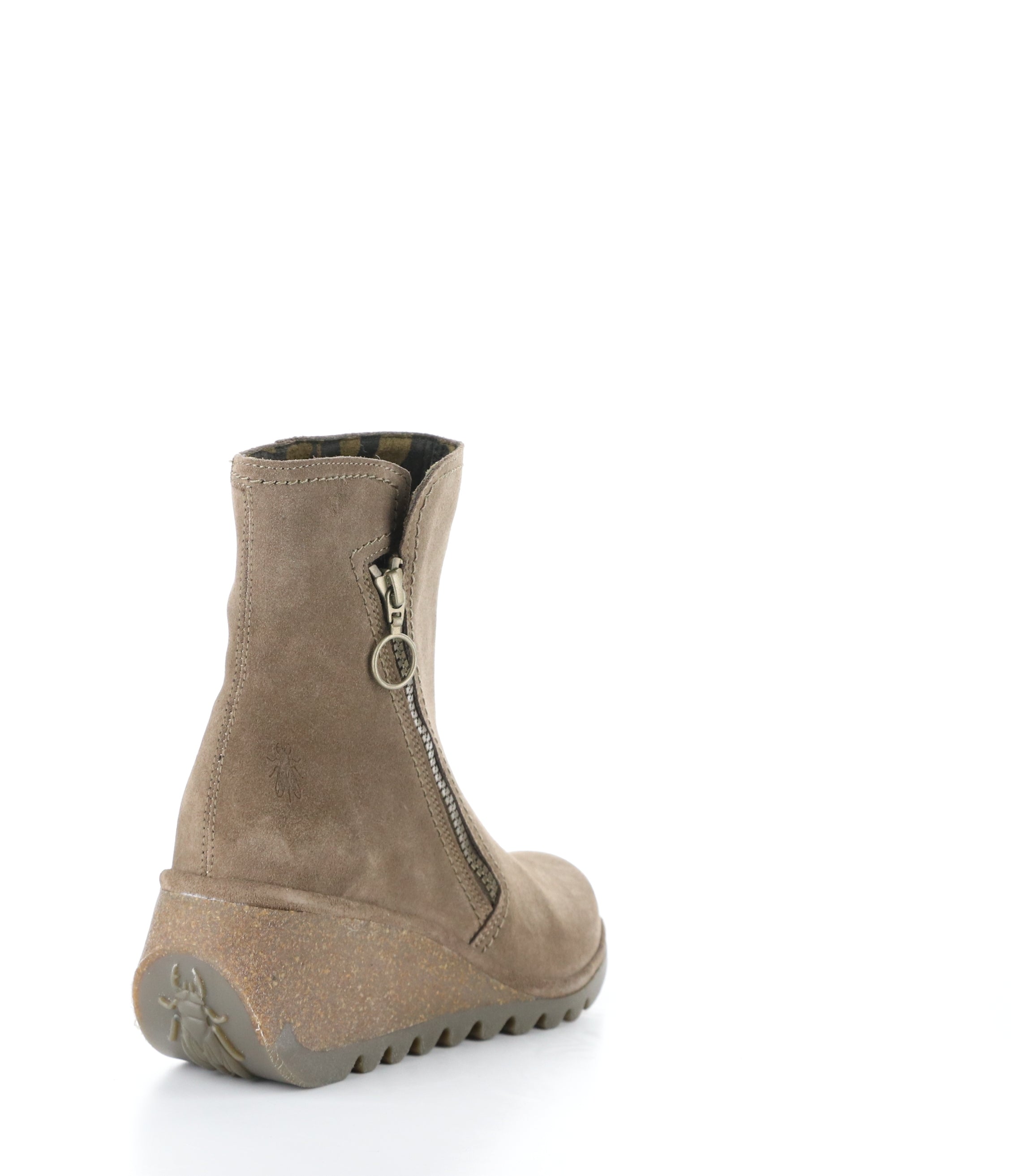 NELA407FLY 004 TAUPE Round Toe Boots