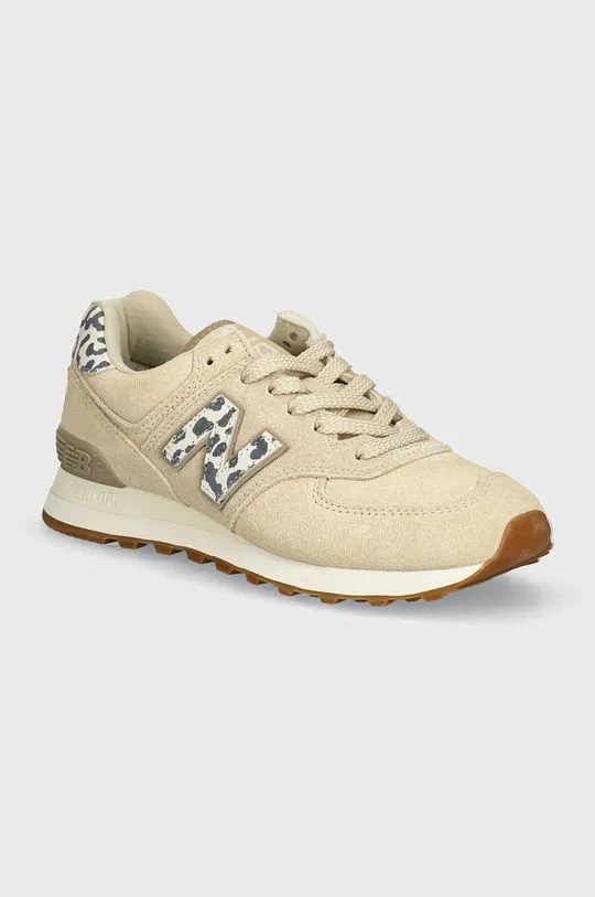 New Balance suede sneakers 574 beige color WL574IH2