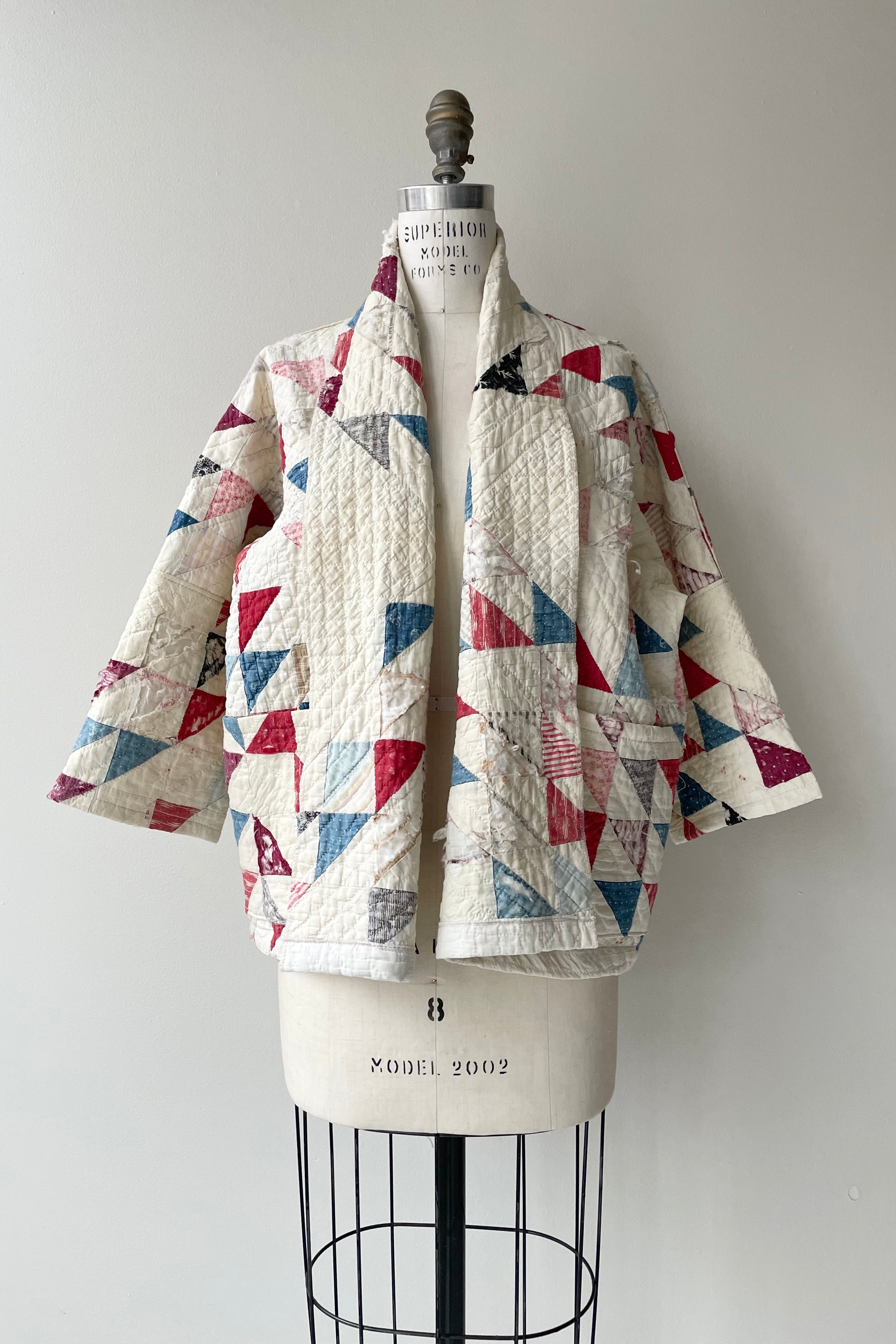 Ocean Waves Handmade Quilt Coat