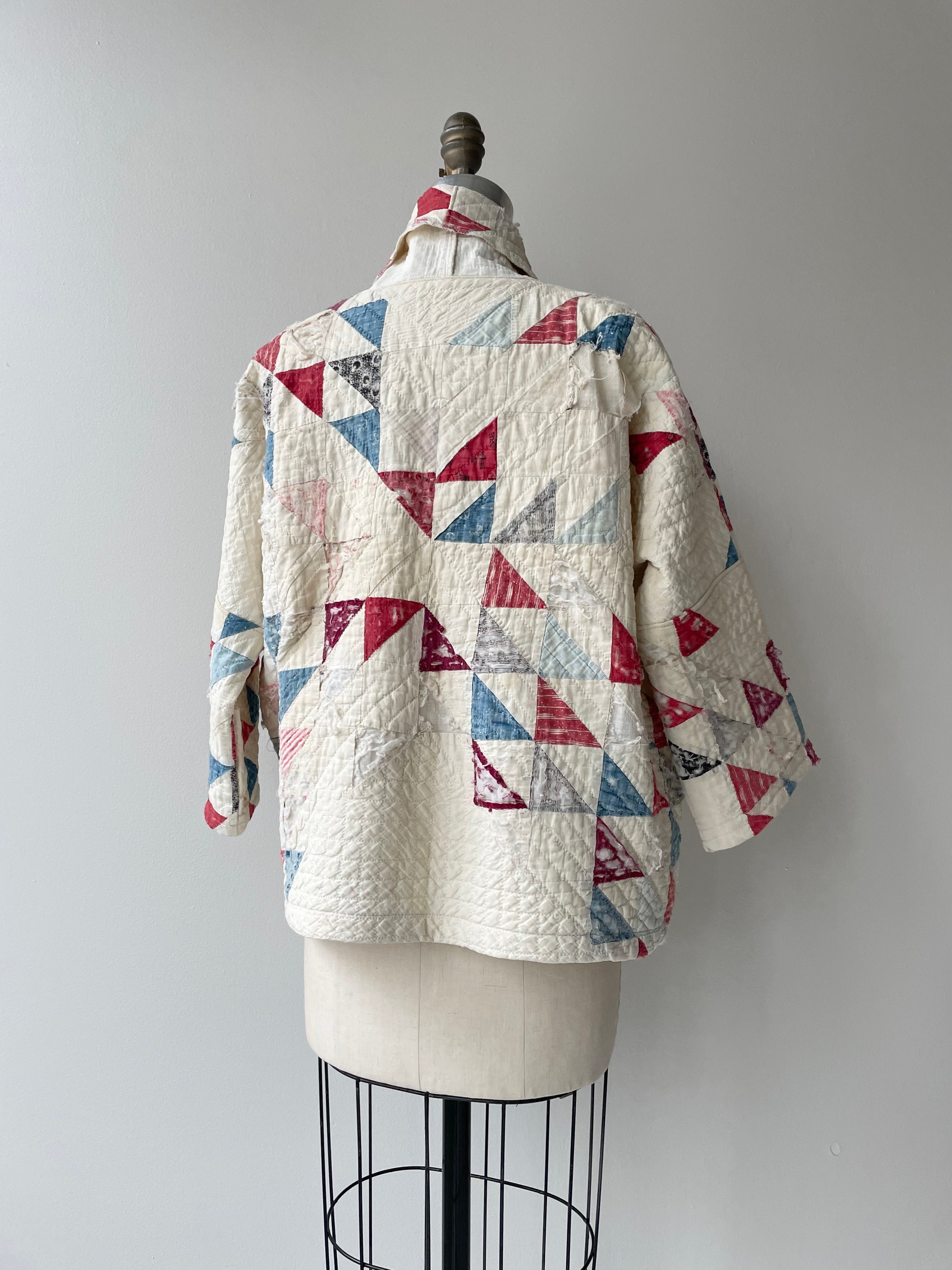 Ocean Waves Handmade Quilt Coat