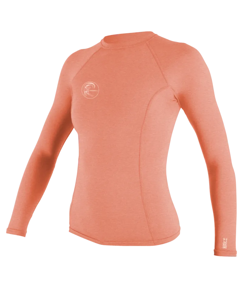 O'Neill Wmn's Hybrid L/S Rashguard-Nectar