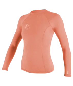 O'Neill Wmn's Hybrid L/S Rashguard-Nectar