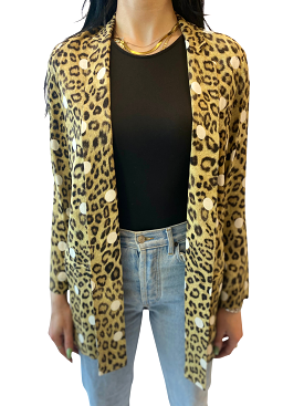 Ottod'Ame Giacca Viscose Jacket - LEOPARD