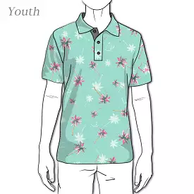 Palms - OGA Youth Polo - Mint Green